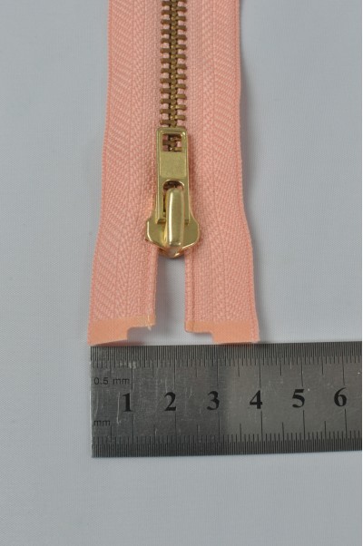 ZIP091  1號拉鏈  金銅金屬拉鏈   單頭開尾拉鏈  不設單獨拉鍊訂購  正面照